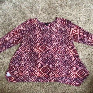 Womens Tunic Swing Top sz 2X by Erika